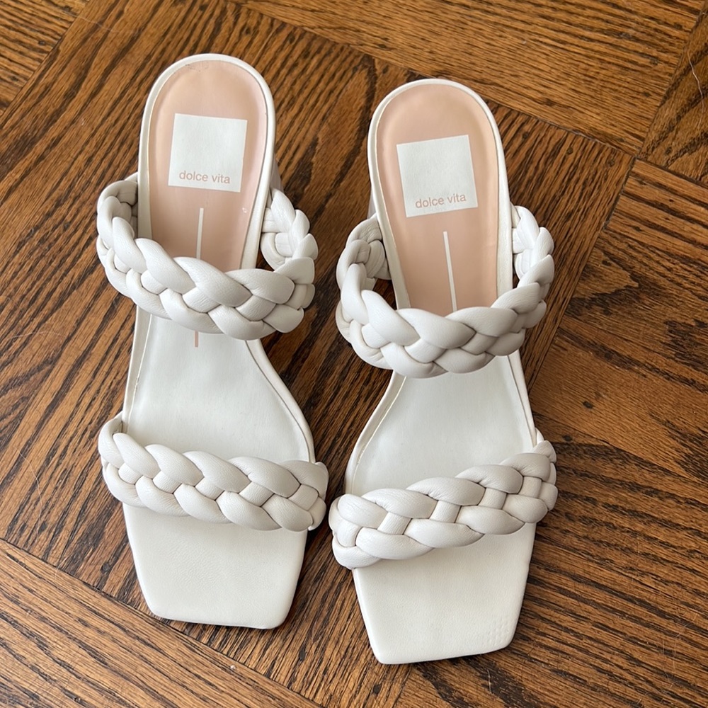 Dolce Vita PAILY HEELS IN IVORY STELLA - like new